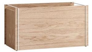 MOEBE - Storage box - Lådor - Oak / White - H: 32 x L: 60 x B: 31 cm