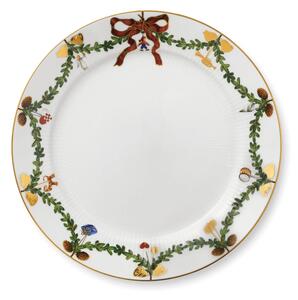 Royal Copenhagen - Star Ribbed Christmas - Plates - Tallrikar - 27 cm - 27 cm