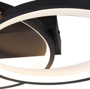 Design taklampa svart inkl LED - Alexandra