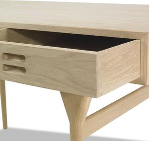 Snedkergaarden - ND93 Desk - Skrivbord - Oak 2 Drawers - B115 D75 H76