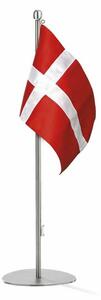Piet Hein - Bord-flagstang - Flagga - Bord-flagstang (35-cm) med DANSK flag - H35 x W9 D9 cm