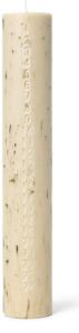 Ferm Living - Mura Advent Candle - Kalenderljus - Oat - Ø5 x H25 cm