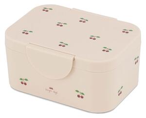 Konges Sløjd - LUNCH BOX - Matlåda för barn - CHERRY BLUSH - L16,6 x W12.6 x H8 cm