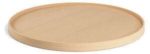 Brdr. Krüger - Bølling Serving Tray - Veneer Model 60 - Bricka - Beech Oiled - Ø60 cm H2,5 cm