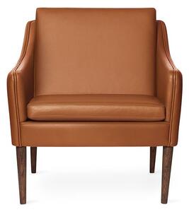 Warm Nordic - Mr. Olsen Chair - Fåtölj - Challenger 046 (Cognac) - L81 x W79 x H78 cm