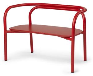 LIEWOOD - Axel Bench - Bänk för barn - 2400 Apple Red - H42,5 x L66,2 x W37 x SH225,8 cm