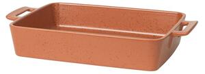 Broste CPH - Hasle ovnfast fad - Eldfast skål - Etruscan red granite - Stock sale - W43 x L26 x H7 cm