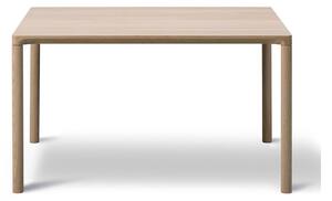 Fredericia Furniture - Piloti Wood Table 6720 by Hugo Passos - Soffbord - H41 - Light Oiled Oak - W75 x D75 x H41 cm