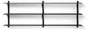Gejst - NIVO - Hylla - D - Black Ash/Black - H42 x L118 x B16 cm