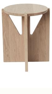 Kristina Dam - Stool - Pall - oak - 36 L x 36 W x 42 H cm