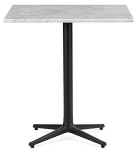 Normann Copenhagen - Allez Table 4L 70x70 - Marble - Cafébord - White Marble - H: 75 x L: 70 x D: 70 cm