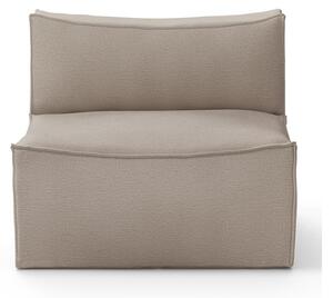 Ferm Living - Catena Sofa - Small - Modulär soffa - S100 / Cotton Linen - Natural - W95 x L95 x H76 x SH42 cm