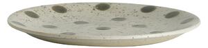 Nordal - GRAINY Plates - Tallrikar - Green dots - Saucer/cake plate - Ø: 14.5 CM