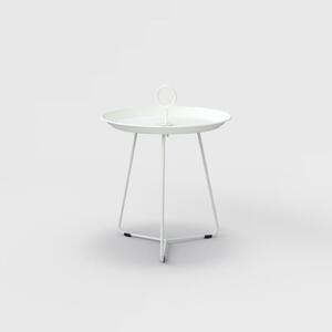 HOUE - EYELET Tray Table - Bricka bord - White Ø45 - H47 x Ø43,4 x W43,4 cm