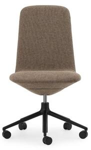 Normann Copenhagen - Off Chair Swivel - Kontorsstol - Hallingdal / Black Aluminium - H100,8 x W70,5 x D70,5 x SH45 cm