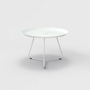 HOUE - EYELET Tray Table - Bricka bord - White Ø60 - H43,5 x Ø59 x W59 cm