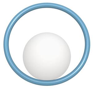 Swedish Ninja - Hula Hoop Wall Lamp - Hardwired - Vägglampa - Scandi Blue - W33 x D17 x H31cm