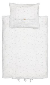 MarMar Copenhagen - Bed Linen Baby - Bonded Muslin - Sängkläder för barn - 1664 Dolphin - W70 x L100 cm
