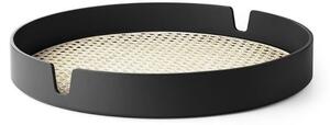 Normann Copenhagen - Salon tray Ø40 - Bricka - Black - Stock sale - H5,5 x Ø40 cm