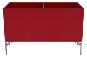 Montana - Colour Box III – S4162 - With Chrome Legs - Förvaringslådor - Beetroot - W46,8 X H42,6 X D35,4 cm