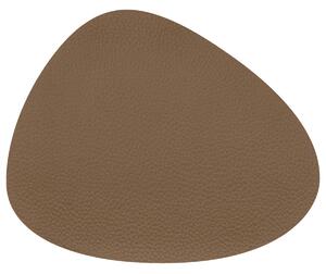 ERWIN M. Underlägg Kaja asymmetriskt; 11x13 cm (BxL); Gråbrun/taupe; Asymmetrisk; 4 Styck / Förpackning