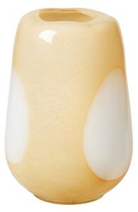Broste CPH - Ada dot - Vas - Glas golden fleece yellow small - Ø18 x H26 cm