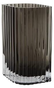 AYTM - Folium Vase - Vas - Black - L18 x W11,7 x H25 CM