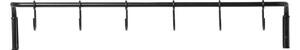 Ferm Living - Kitchen Rod w/ Hooks - Krokar - Black - B: 55,3 x H: 9,65 x D: 6,15 cm