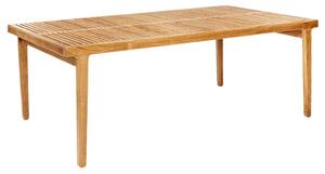 Sibast Furniture - Rib Dining Table - Trädgårdsbord - Teak 180 - W100xH74xD180 cm