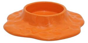 Finders Keepers - Mauna Candleholder - Ljusstake - Orange - Stock sale - W13 x L13 x H3 cm