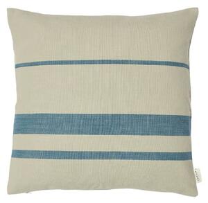 OYOY LIVING - Sofuto Cushion Cover - Kuddfodral - Blue/Clay square - L60 x W40 x H0.5