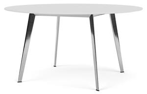 Montana - JW Table JW140 - Matbord - Nordic Linoleum / Polished Aluminium - Ø140 x H73 cm
