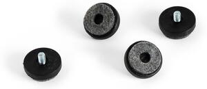 HAY - HAY Gliders - Glider - Black felt for AAC 10,11,20,21,220,221,121 / SILHOUETTE SOFA - 1 pcs