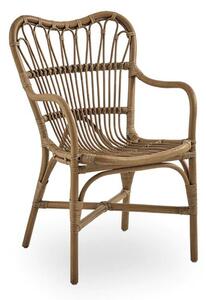 Sika - Margret Spisebordsstol - Matstol - Stel: Antique / Hynde: B456, Tempotest, Taupe - B56 x D64 x H90 x SH45 cm