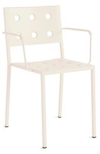 HAY - Balcony Dining Armchair - Trädgårdsstol - Chalk Beige - H81 x W51 x L52 cm