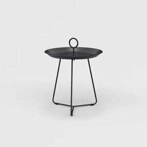 HOUE - EYELET Tray Table - Bricka bord - Black Ø45 - H47 x Ø43,4 x W43,4 cm