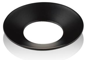 Piet Hein - Lysmanchet - Ljusstake - Lysmanchet (til dia. 20 mm lys) SORT - H0.7 x W4.8 D4.8 cm