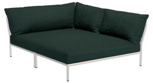 HOUE - LEVEL 2 / Right Cozy Corner - Trädgårdssoffa - Alpine/Muted White - L139 x W173,5 x H68,5 x SH38 cm
