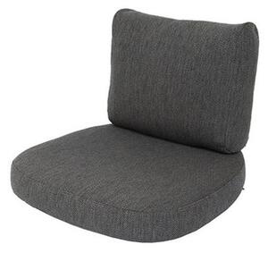 Cane-line - Sense/Moments Lounge Chair Cushion Set Indoor - Kuddar för utomhusbruk - Grey - Swipe - B: 72 x D: 83 x H: 21 cm