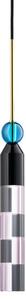 Design By Us - Carnival Pendant Lamp - Hängande lampa - No. 4 - Rose/Grey/Black/Azure - 40,4 x 5,8 cm