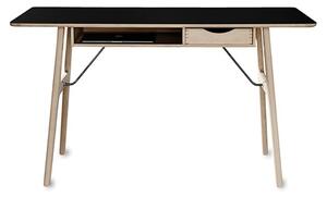 Risskov Møbelsnedkeri - RM13 Work Desk - Skrivbord - Linoleum tabletop / Oak frame - Oak drawer - L: 130 x B: 70 x H: 73 cm