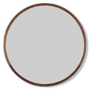 Fredericia Furniture - Silhouette Mirror 8320 by OEO Studio - Spegel - Oiled Walnut - Ø100 x D3,5 cm