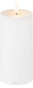 Blomus - LED Candle - Noca - Stearinljus - White - Large - W7 x H17 x D7 cm