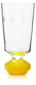 Reflections Copenhagen - Chelsea Tall Crystal Glass, Set of 2 - Cocktailglas - Clear, Yellow - H15 cm (set of 2)