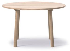 Fredericia Furniture - Taro Table 6121 by Jasper Morrison - Matbord - Soaped Oak - Ø120 x H73 cm