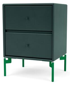 Montana - DRIFT - With Parsley Legs - Sängbord - Black Jade - B 35,4 x H 35,4 x D 30 cm