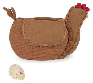 Lorena Canals - Basket Chicken Toffee - Korg - Toffee - 48 x 32 x 29 cm