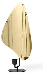 Audo Copenhagen - Flambeau - Table Candleholders - Ljusstake - H34 Black/ Polished Brass - H: 34,5 cm, W: 18 cm, D: 9 cm