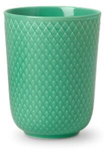 Lyngby Porcelain - Rhombe Mug 33 cl - Mugg - Green - H: 10,5 Ø: 8,5 cm