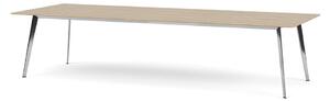 Montana - JW Table JW3212 - Matbord - Solid Oak / Polished Aluminium - W320 x H73 x D120 cm